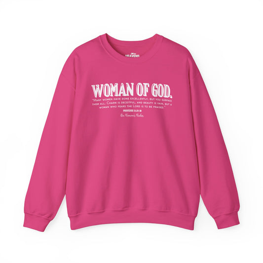 Woman Of God (white) Crewneck