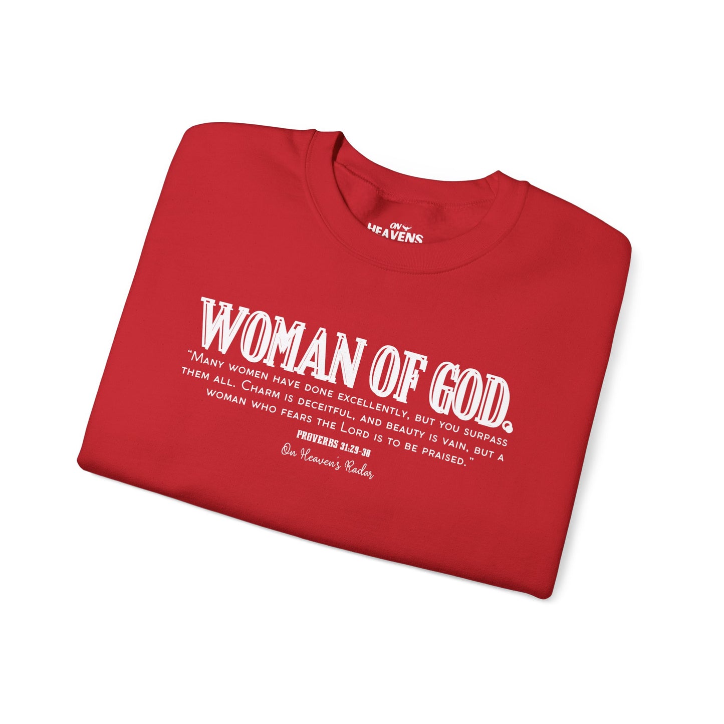 Woman Of God (white) Crewneck