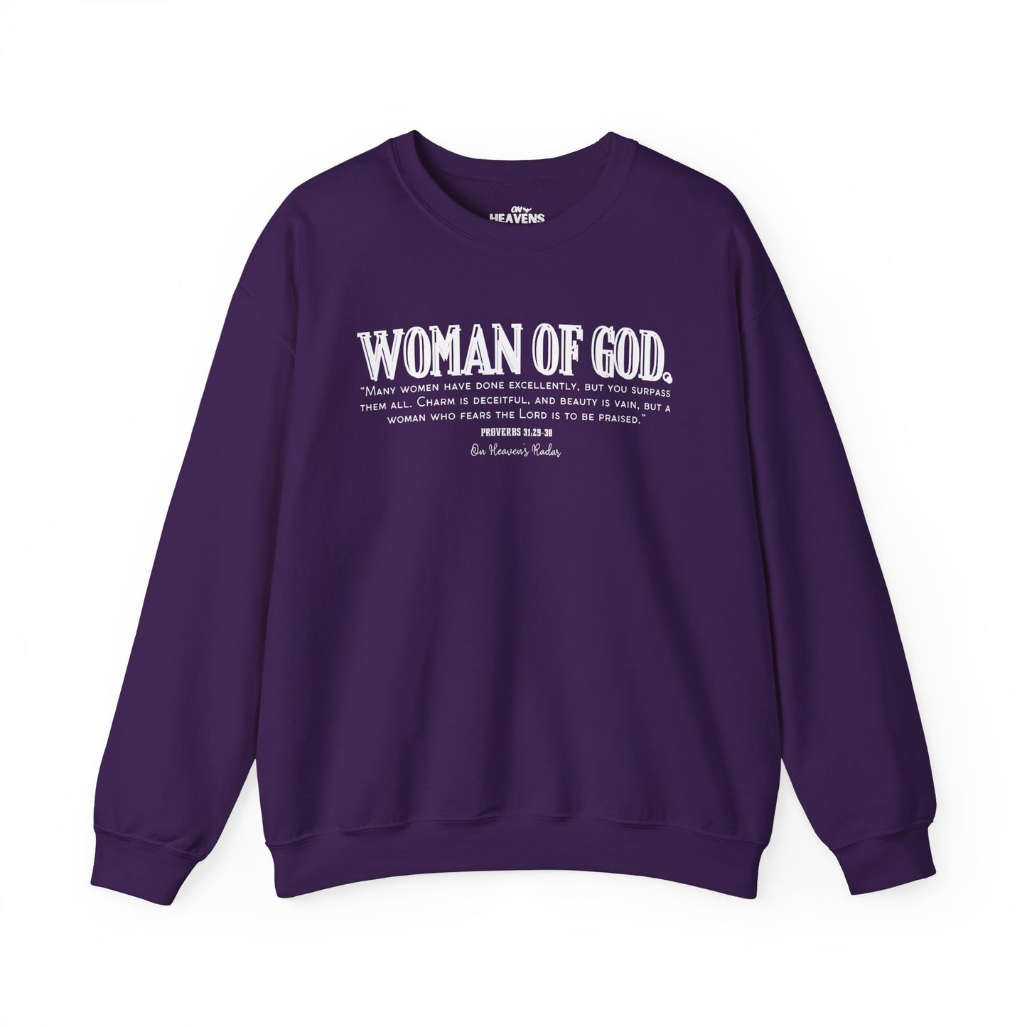 Woman Of God (white) Crewneck