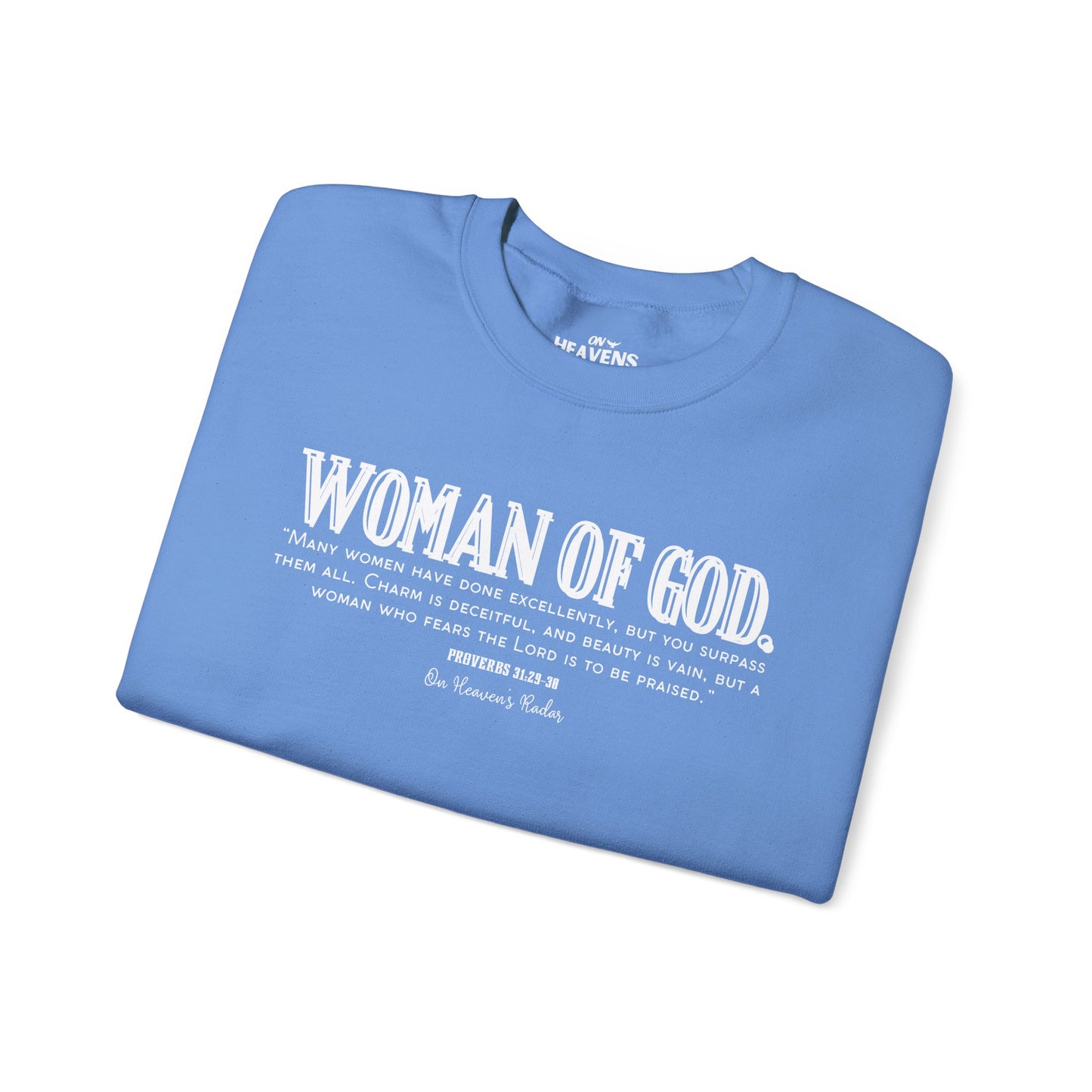 Woman Of God (white) Crewneck