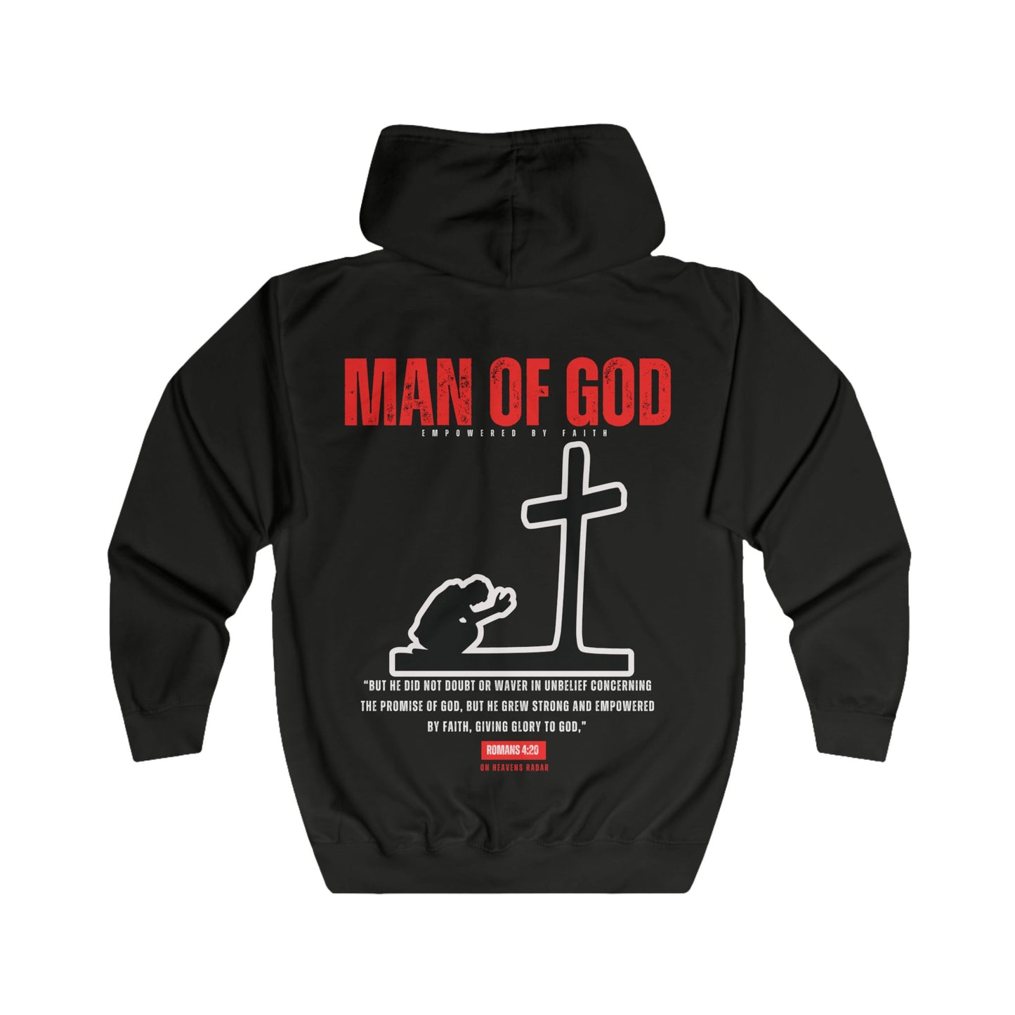 Man Of God Full Zip Hoodie