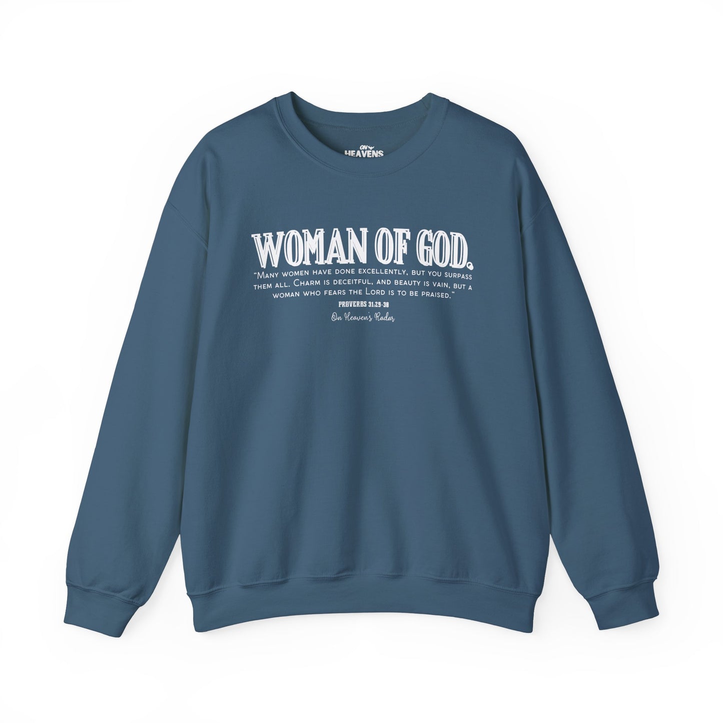 Woman Of God (white) Crewneck