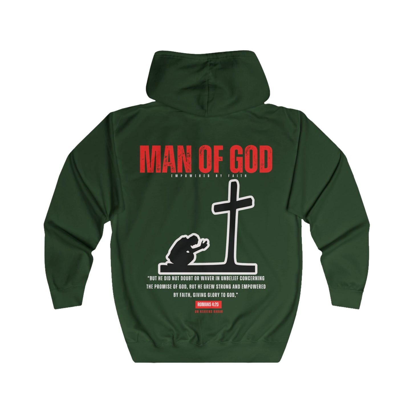 Man Of God Full Zip Hoodie