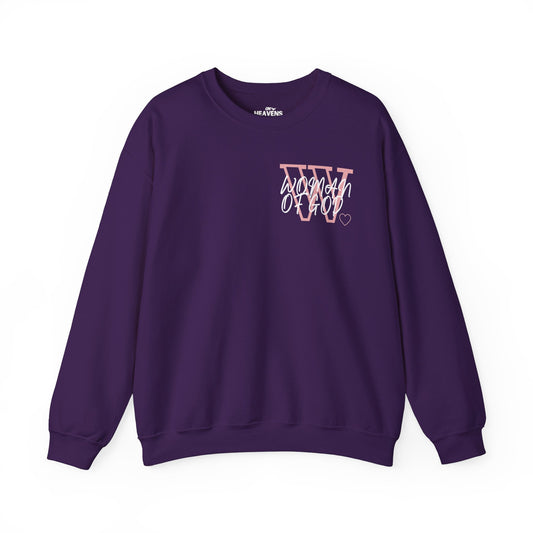 "W" woman of God Crewneck