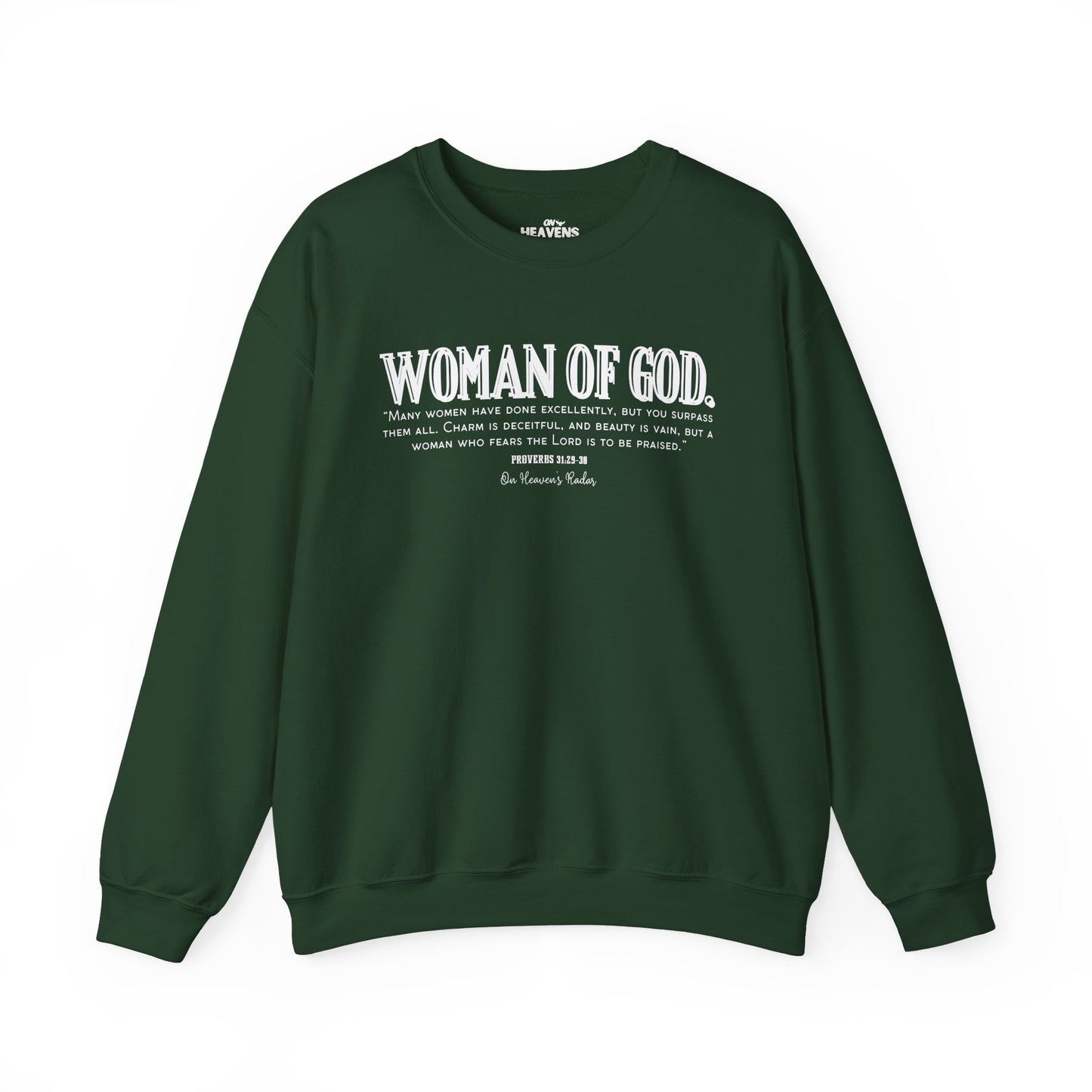 Woman Of God (white) Crewneck