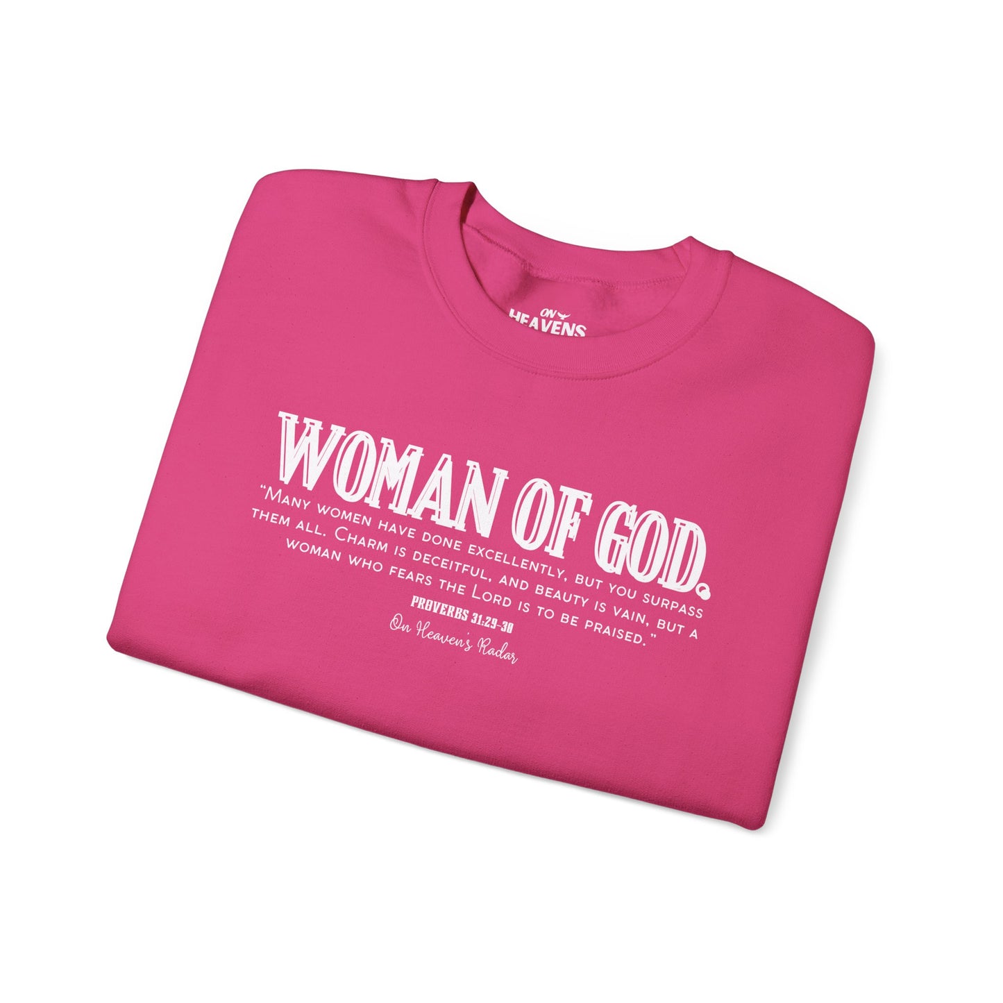 Woman Of God (white) Crewneck