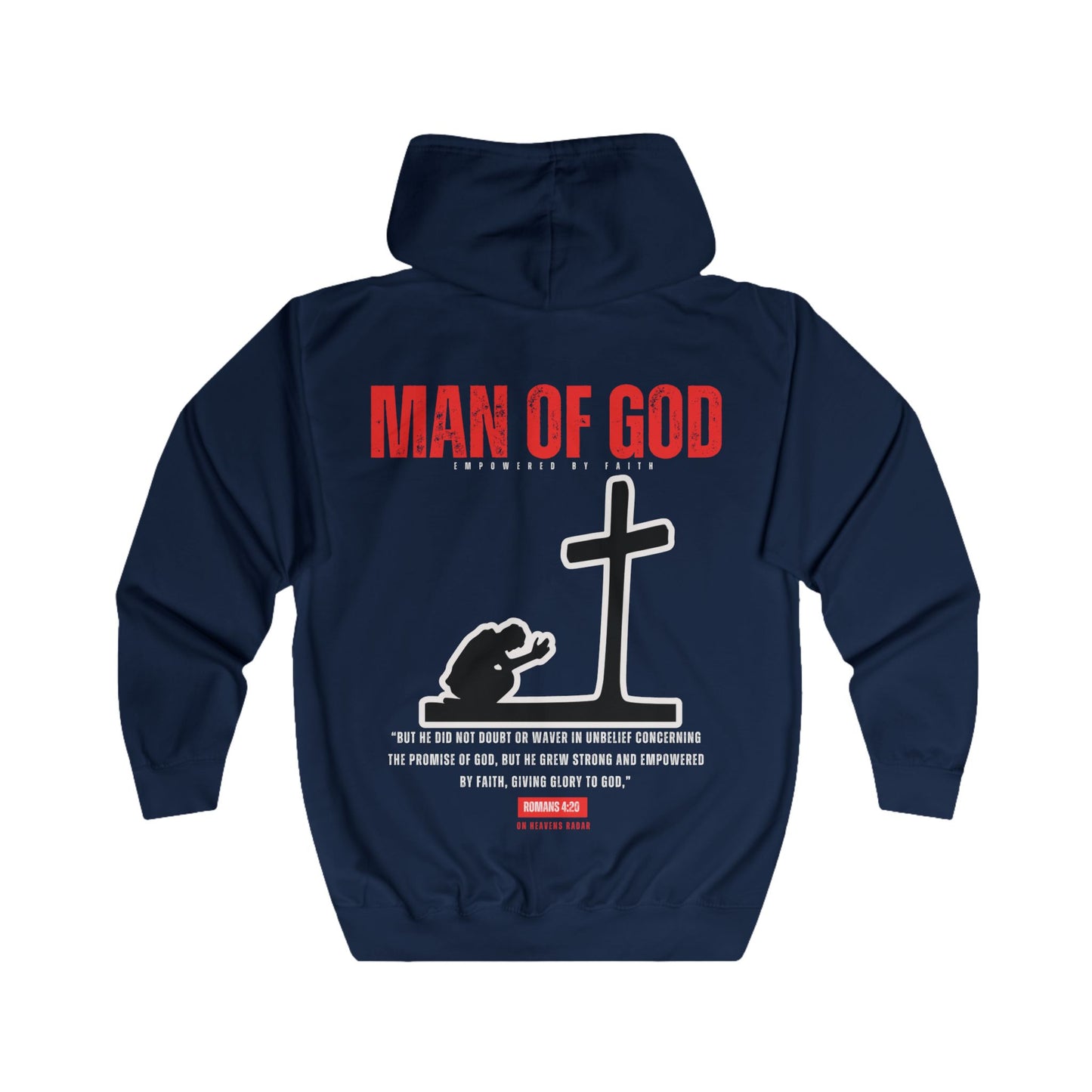 Man Of God Full Zip Hoodie