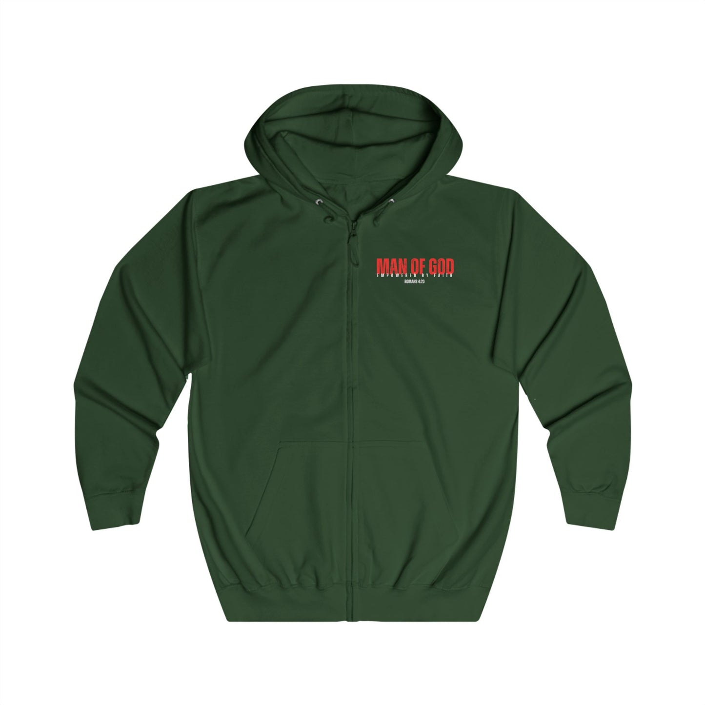 Man Of God Full Zip Hoodie