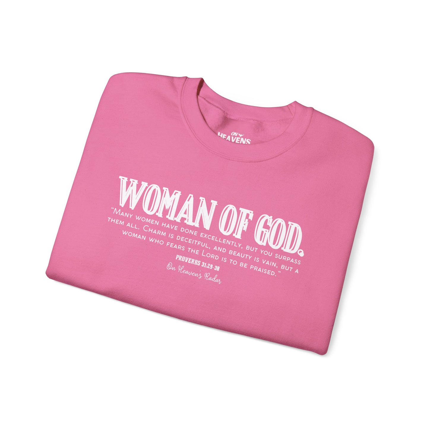 Woman Of God (white) Crewneck